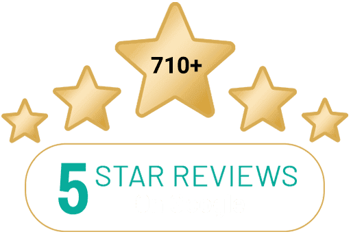 5 Star Reviews on Google and Facebook